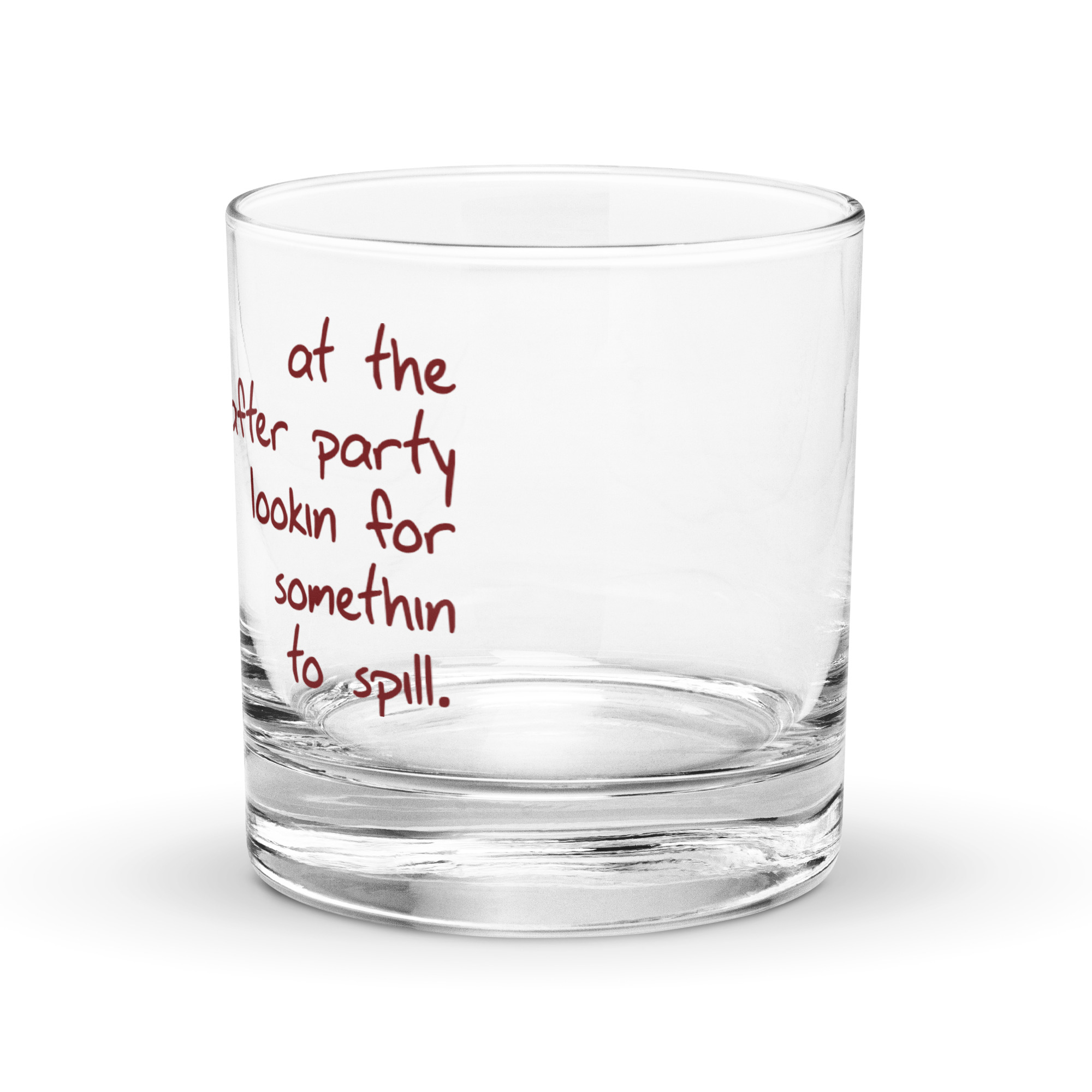 ERLY rocks glass