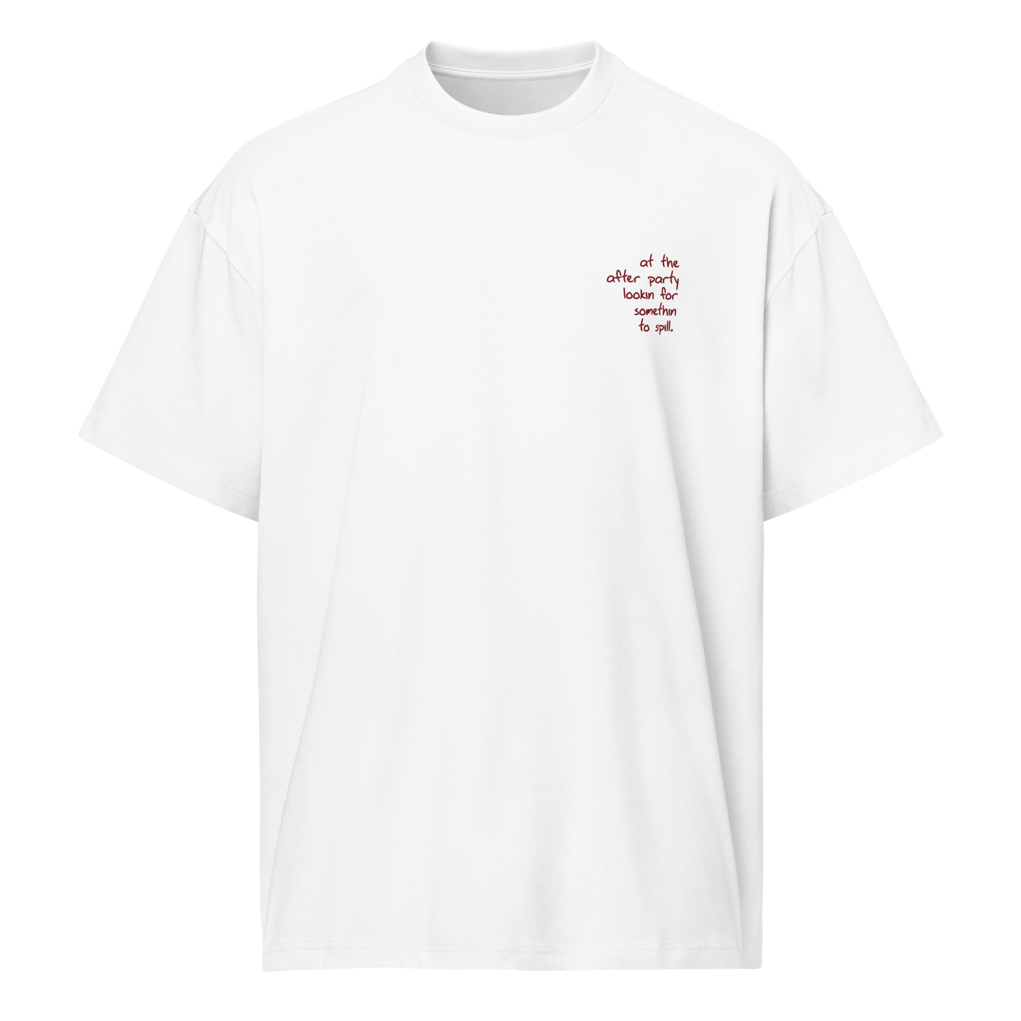 ERLY "Way Up" Lyric Tee (front & back)